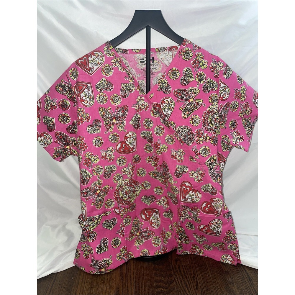 beverly hills uniforms Scrub top size large